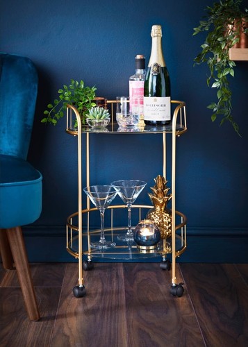 Stylish gold finish tromso - stylish,