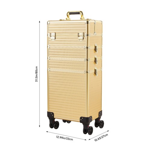Traveling makeup train case - makeup,