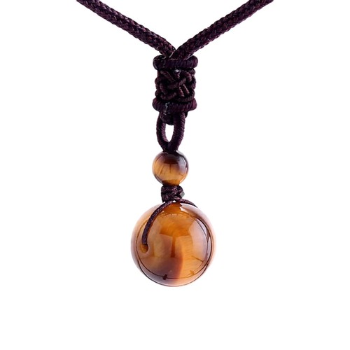 Tigers eye pendant necklace - eye,