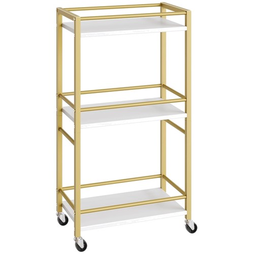 Sleek rolling kitchen cart - sleek,