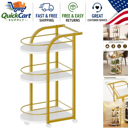 Elegant tier bar cart - bar, with